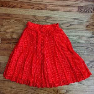 Vintage JH collectibles Polka Dot skirt